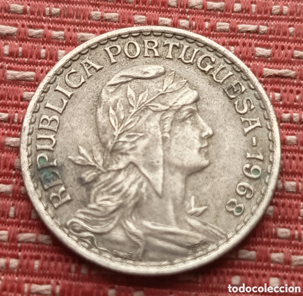 Monedas antiguas de Europa: Portugal 1 Escudo 1968