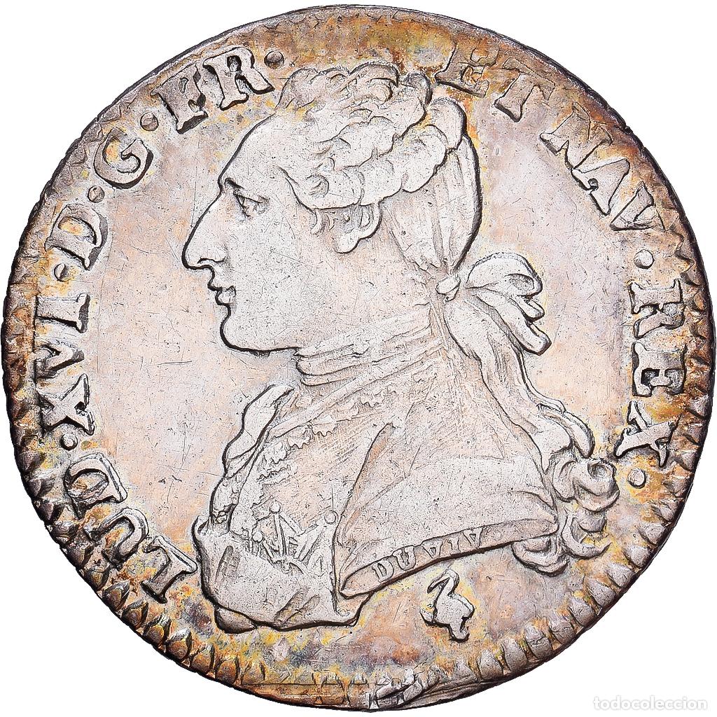 Monedas antiguas de Europa: [#1203194] Francia, Louis XVI, 1/10 &Eacute;cu aux branches d'olivier, 1781, Paris, Plata, MBC