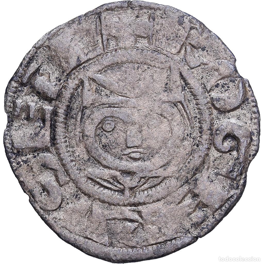 Monedas antiguas de Europa: [#1203219] Francia, Philippe II Auguste, Denier, 1180-1201, Laon, Vell&oacute;n, BC+