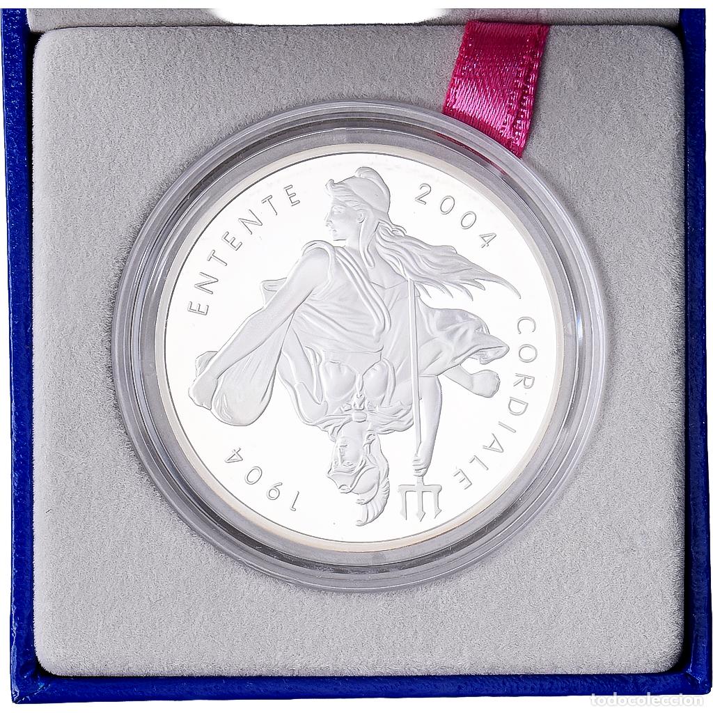 Monedas antiguas de Europa: [#1546996] Francia, 1 1/2 Euro, Entente cordiale, Prueba, 2004, MDP, Plata, FDC