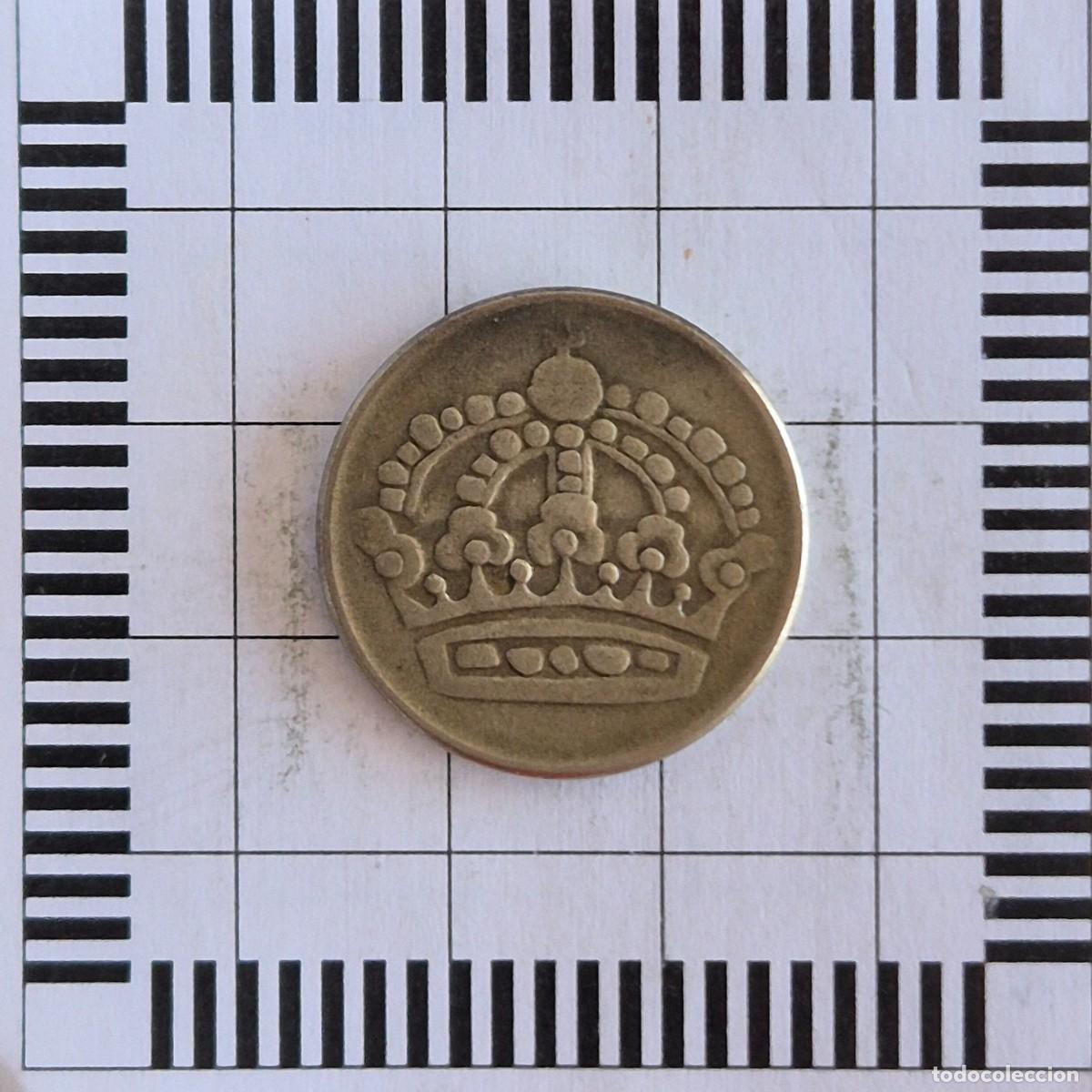 Moedas antigas da Europa: 50 ORE, SUECIA. GUSTAVO VI, 1953. (KM#825).
