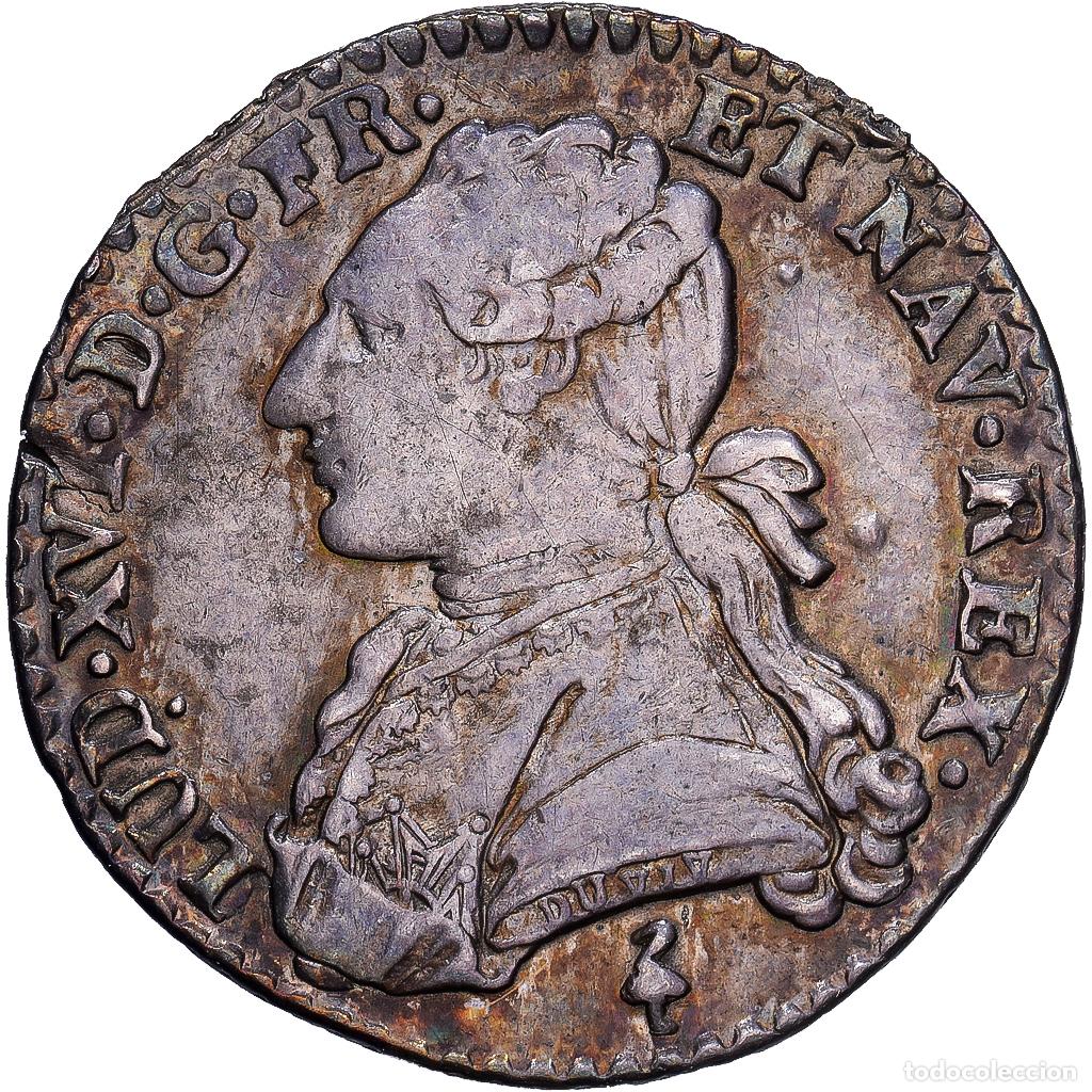 Monedas antiguas de Europa: [#1203191] Francia, Louis XVI, 1/10 &Eacute;cu aux branches d'olivier, 1782, Paris, Plata, MBC