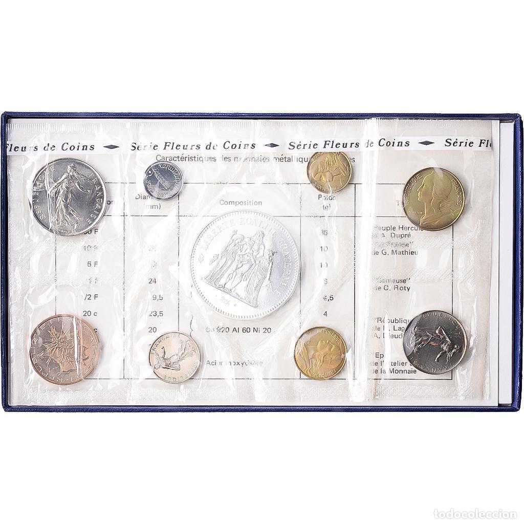 Monedas antiguas de Europa: [#1546869] Francia, Coffret 1 c. &agrave; 50 frs., 1974, MDP, Sin informaci&oacute;n, FDC