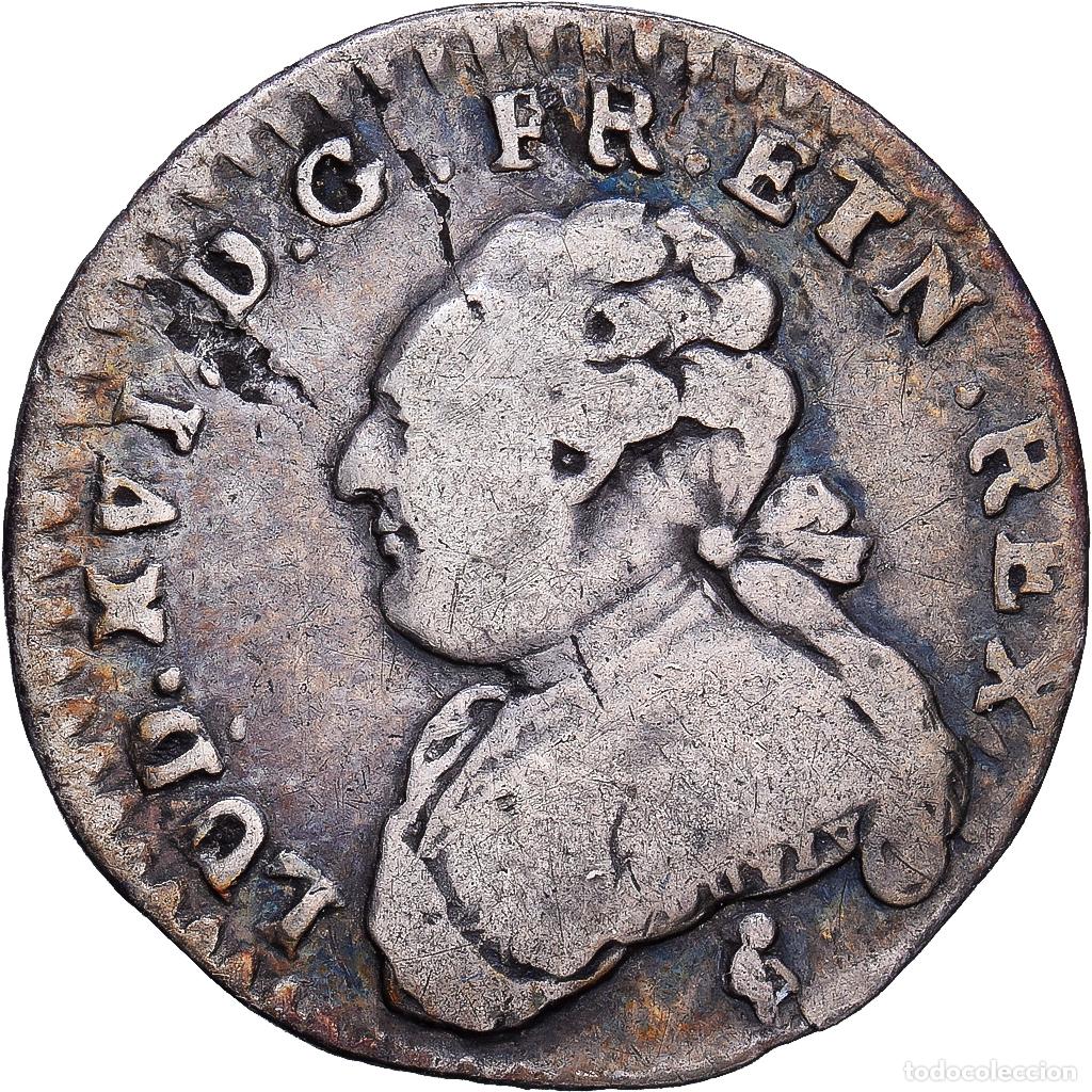 Monedas antiguas de Europa: [#1203190] Francia, Louis XV, 1/20 Ecu aux branches d'olivier, 1783, Paris, Plata, BC+