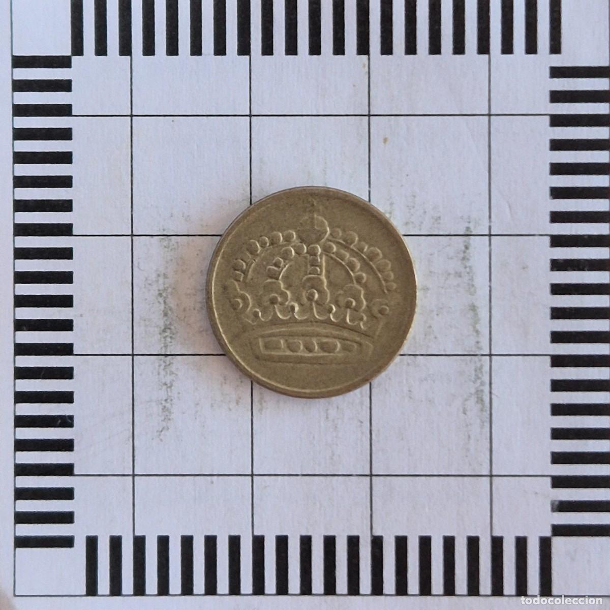 Moedas antigas da Europa: 25 ORE, SUECIA. GUSTAVO VI, 1961. (KM#824).