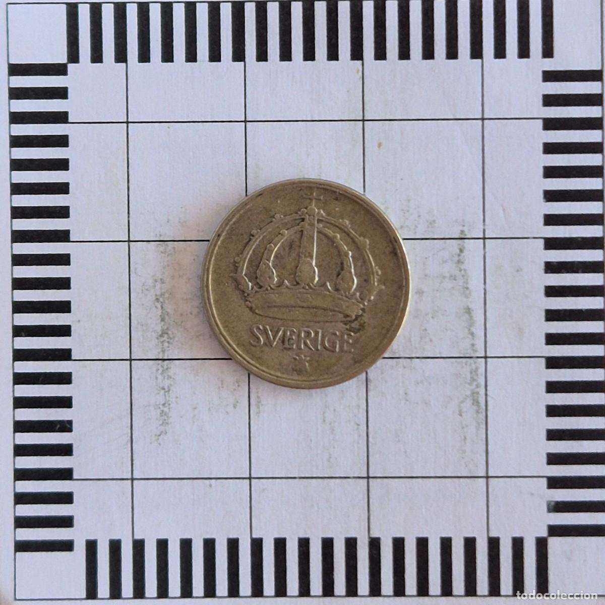 Moedas antigas da Europa: 25 ORE, SUECIA. GUSTAVO V, 1943. (KM#816).