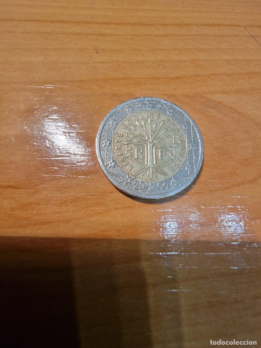 Monedas antiguas de Europa: Lote 2838. Moneda de 2 euros &rdquo;El &aacute;rbol de la vida&rdquo;, de Francia, a&ntilde;o 2000