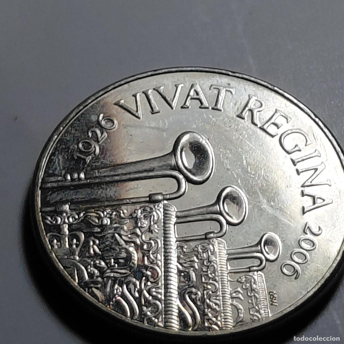 Monedas antiguas de Europa: REINO UNIDO - 5 Pound 2006 80 aniversario Reina KM1062