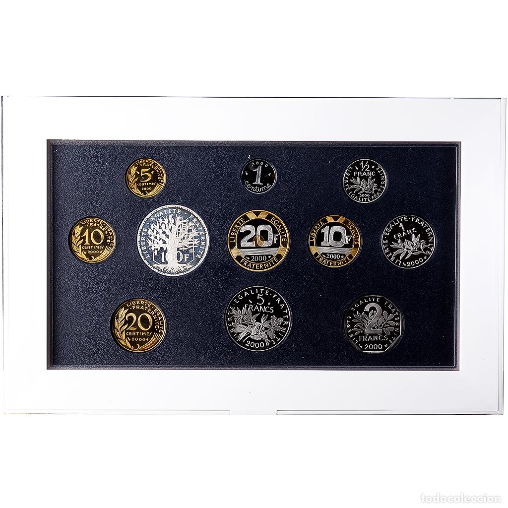 Monedas antiguas de Europa: [#1546659] Francia, Coffret 1 c. &agrave; 100 frs., 2000, MDP, Prueba, Sin informaci&oacute;n, FDC