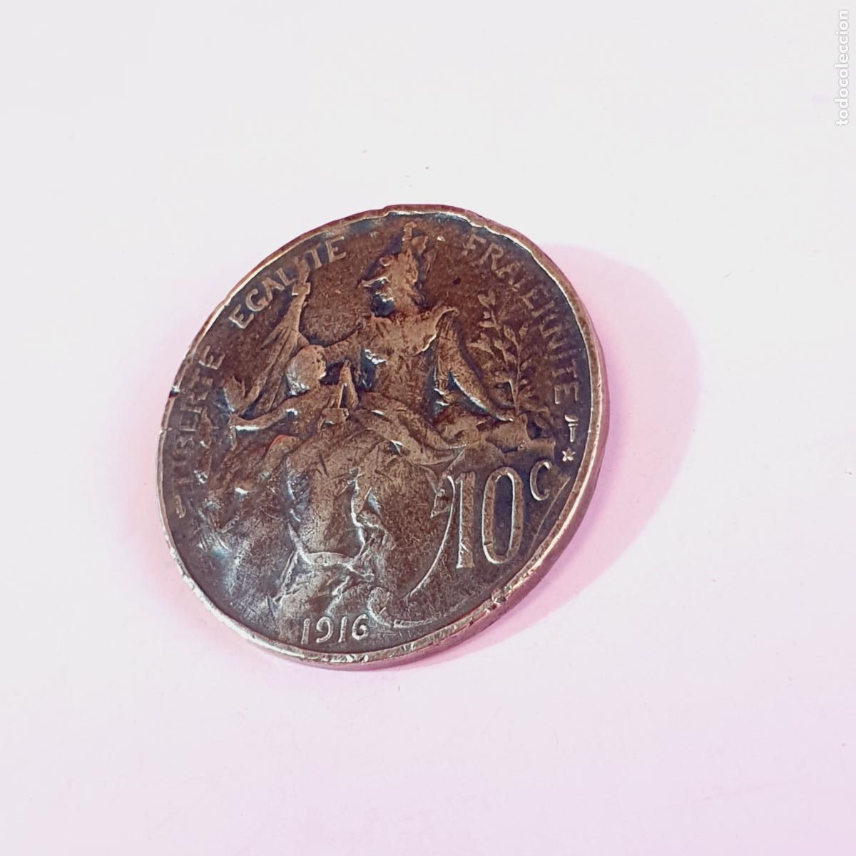 Monedas antiguas de Europa: MONEDA-FRANCIA-1916-TERCERA REP&Uacute;BLICA.(187071940)-VER FOTOGRAF&Iacute;AS.