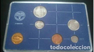 Moedas antigas da Europa: MONEDA DE HOLANDA 1984 -SET/ ESTUCHE OFICIAL (GULDEN FDC - UTRECH Muy Escasa