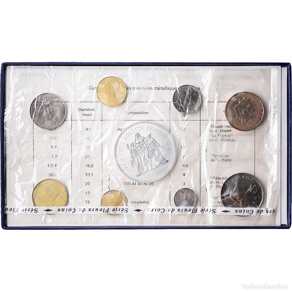 Monedas antiguas de Europa: [#1546867] Francia, Coffret 1 c. &agrave; 50 frs., 1974, MDP, Sin informaci&oacute;n, FDC