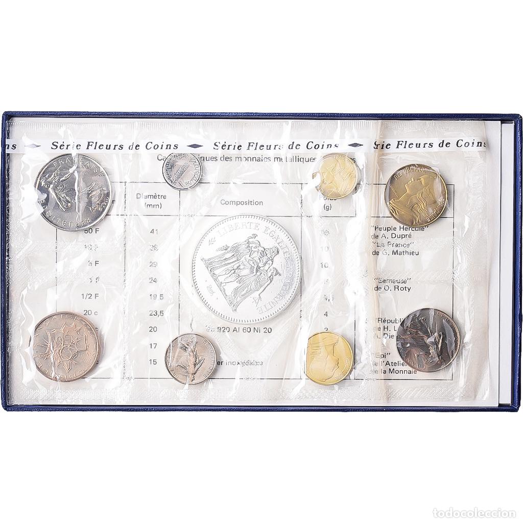 Monedas antiguas de Europa: [#1546868] Francia, Coffret 1 c. &agrave; 50 frs., 1974, MDP, Sin informaci&oacute;n, FDC