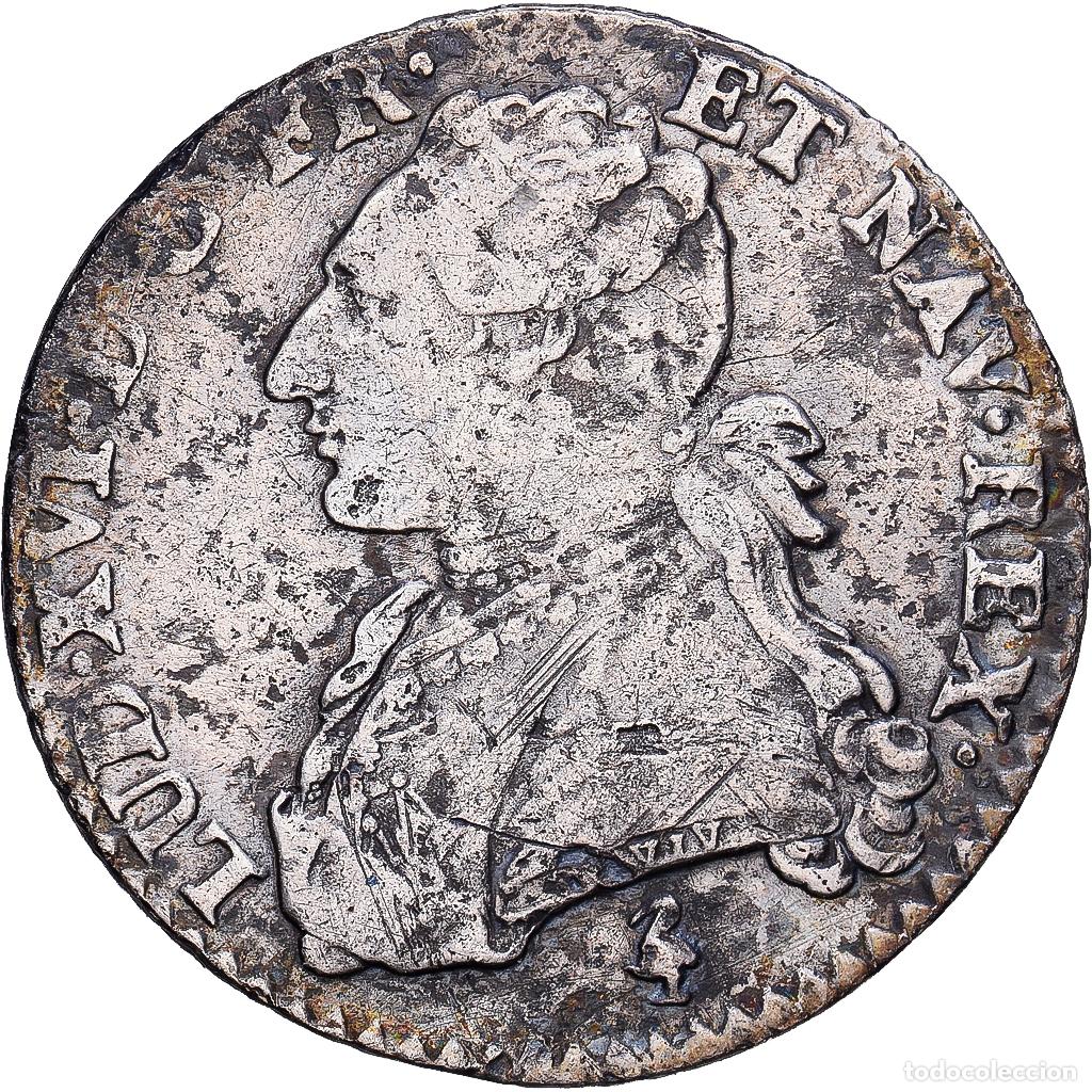 Monedas antiguas de Europa: [#1203193] Francia, Louis XVI, 1/10 &Eacute;cu aux branches d'olivier, 1778, Paris, Plata, BC+