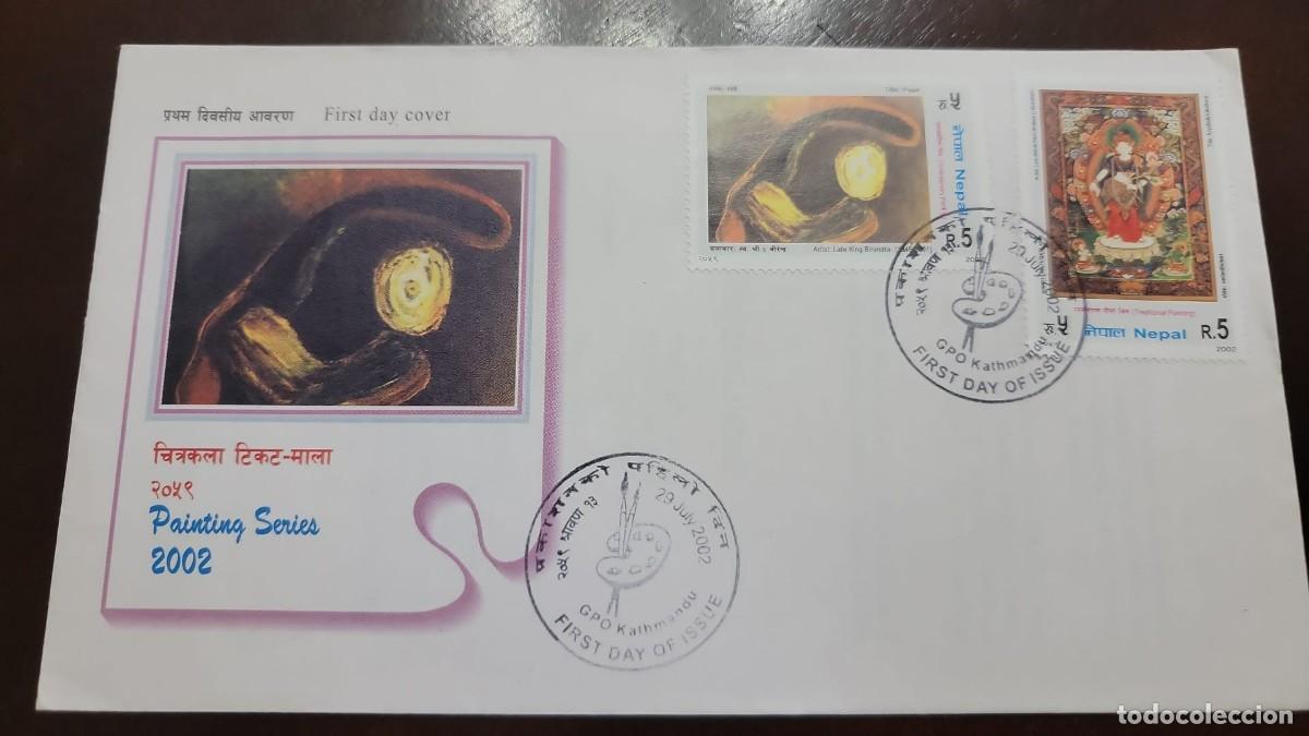 Monedas antiguas de Europa: TS) 2002 NEPAL, FDC,WITH PAINT,XF.