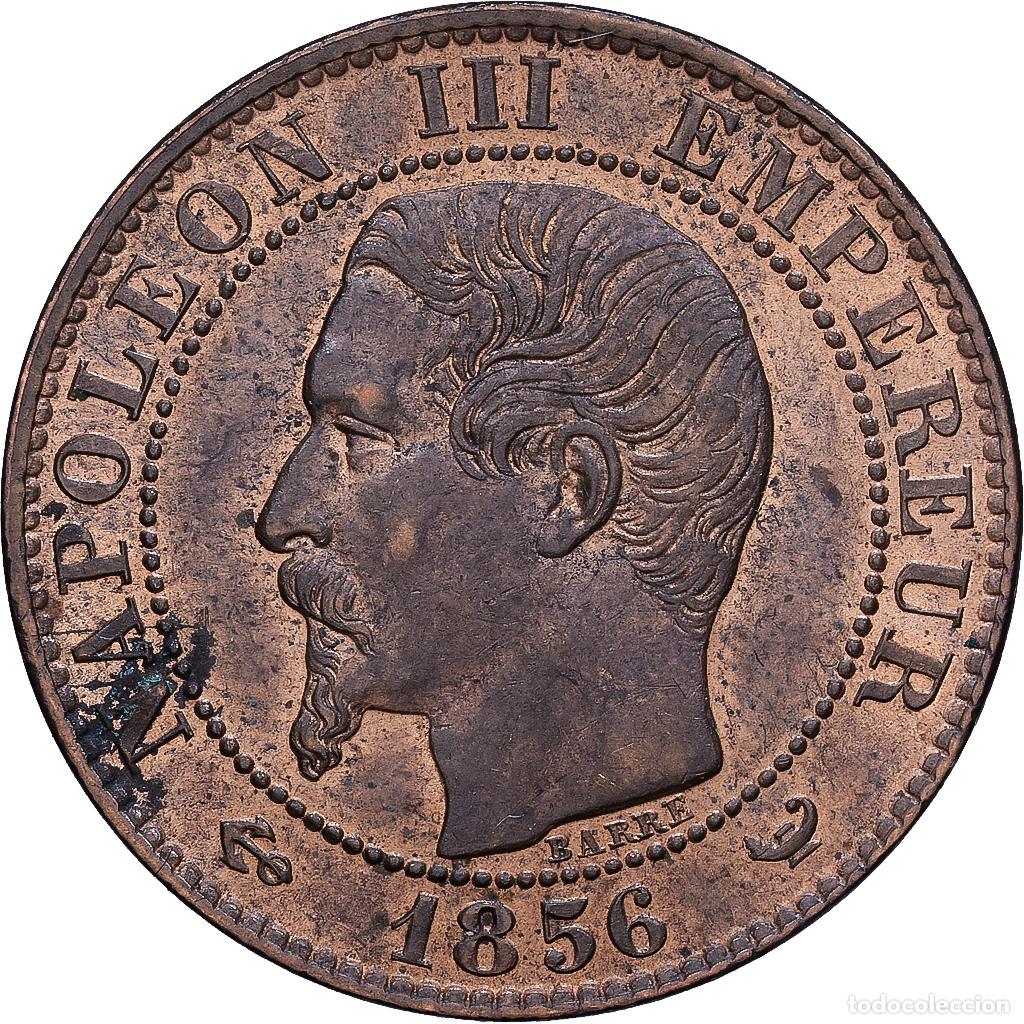 Monedas antiguas de Europa: [#1547041] Francia, Napoleon III, 5 Centimes, 1856, Lille, Bronce, EBC, Gadoury:152