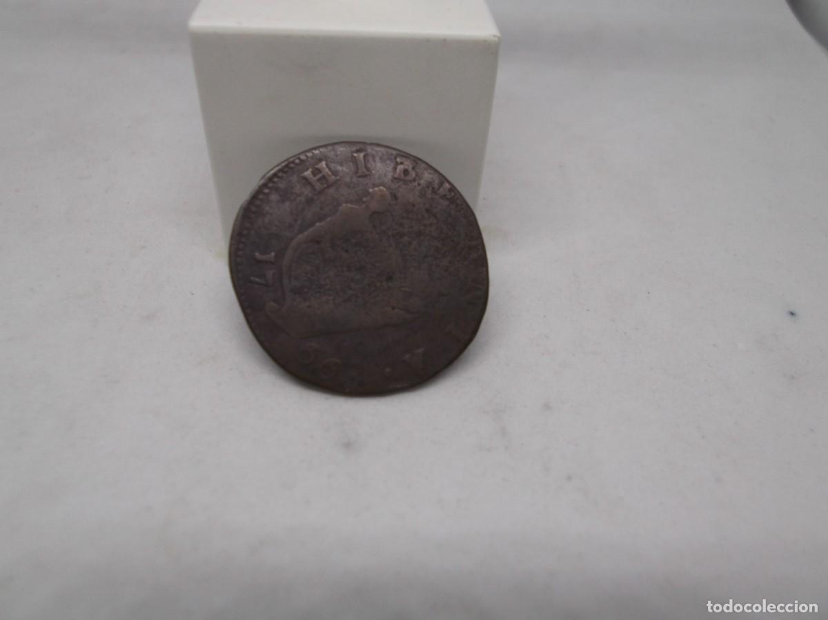 Monedas antiguas de Europa: Moneda de 1766 Irlanda. - Foto 2
