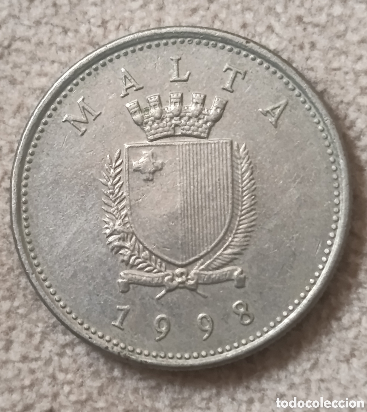 Monedas antiguas de Europa: Malta 10 Centavos 1998 - Foto 1