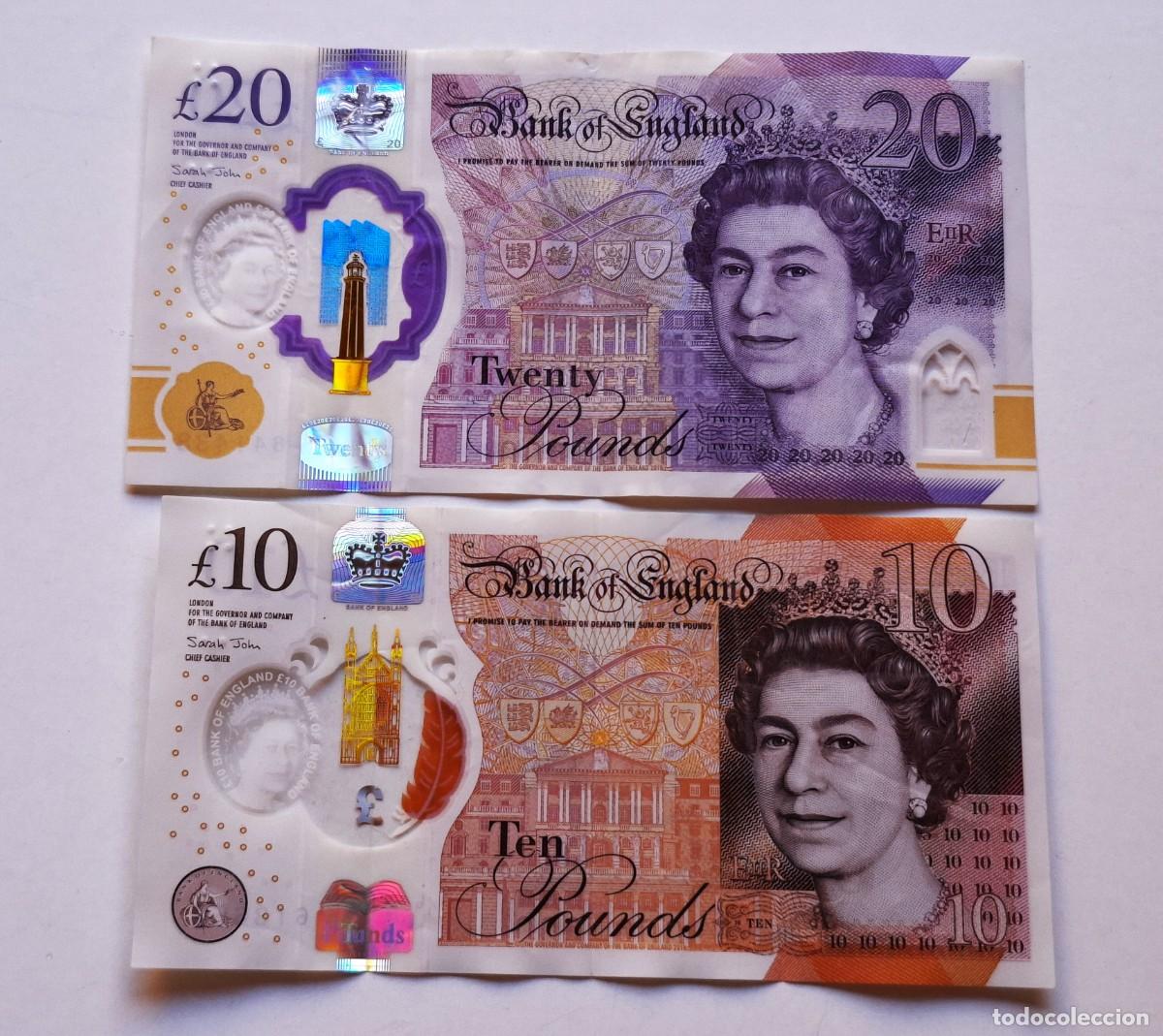 Monedas antiguas de Europa: GRAN BRETA&Ntilde;A 30 LIBRAS POUNDS POLYMER
