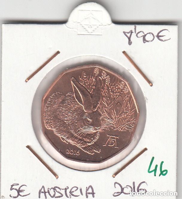 Monnaies anciennes de Europe: CREU0046 MONEDA AUSTRIA 5 EUROS 2016