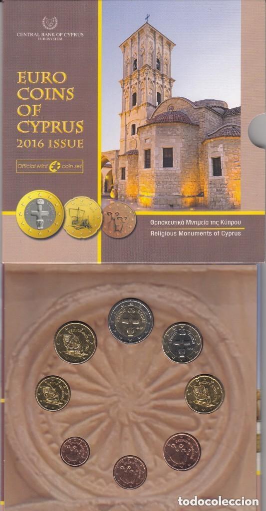 Monnaies anciennes de Europe: CRC0004 CARTERA MONEDAS EUROS CHIPRE 2016