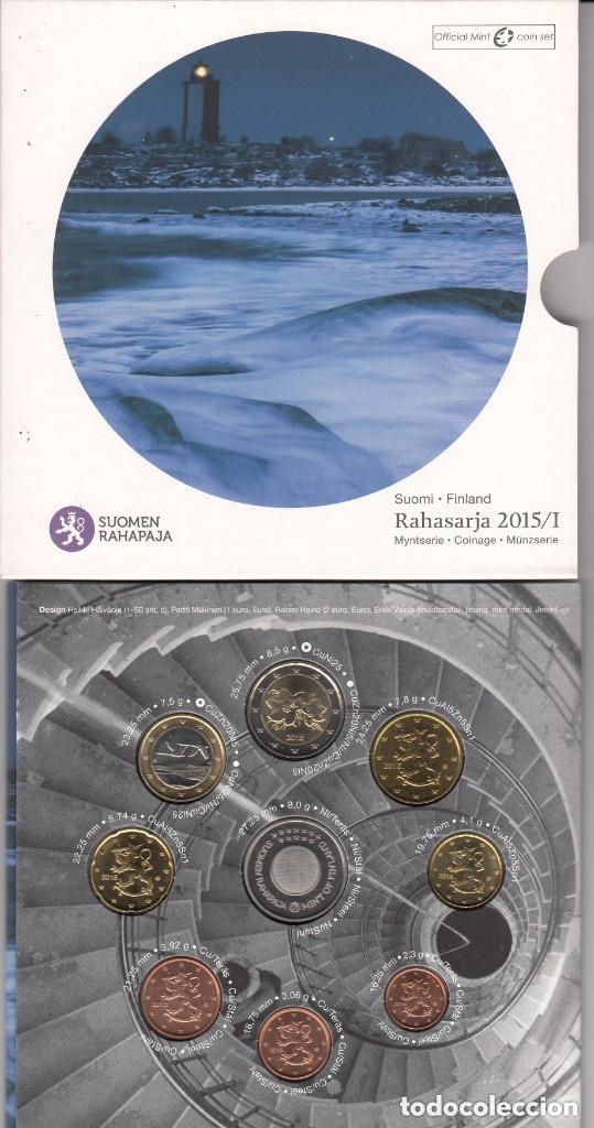 Monnaies anciennes de Europe: CRC0023 CARTERA MONEDAS EUROS FINLANDIA 2015 I