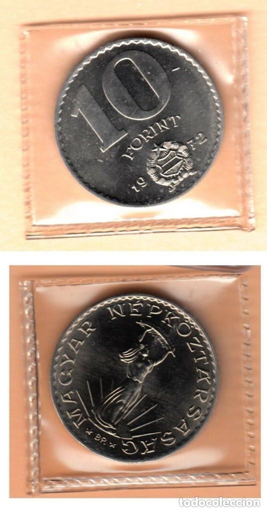 Alte M&uuml;nzen aus Europa: E1502 MONEDA HUNGR&Iacute;A 10 FORINT 1972 EN SU BLISTER