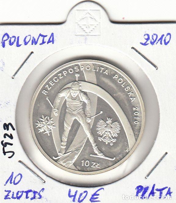 Moedas antigas da Europa: E5923 MONEDA POLONIA 10 ZLOTIYCH 2010 PLATA