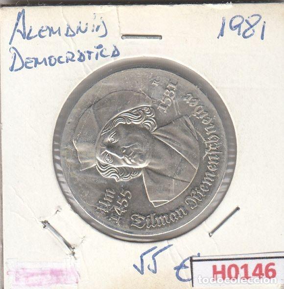 Alte M&uuml;nzen aus Europa: H0146 MONEDA ALEMANIA DEMOCRATICA 5 MARCOS 1981 MBC