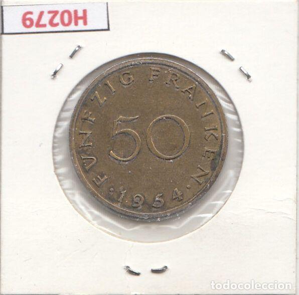 Monedas antiguas de Europa: H0279 MONEDA SARRE 5 FUNFZIG 1954 EBC - Foto 2