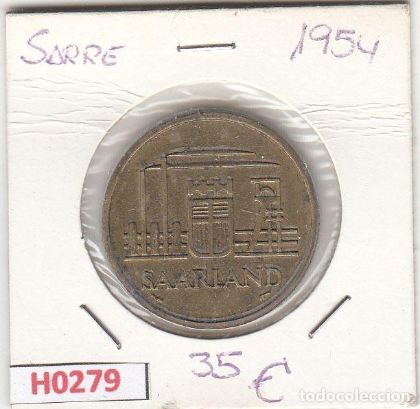 Monedas antiguas de Europa: H0279 MONEDA SARRE 5 FUNFZIG 1954 EBC - Foto 1