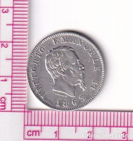 Monete antiche di Europa: CR2432 MONEDA ITALIA 1 LIRA 1863 PLATA