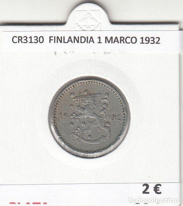 Monete antiche di Europa: CR3130 MONEDA FINLANDIA 1 MARCO 1932 MBC