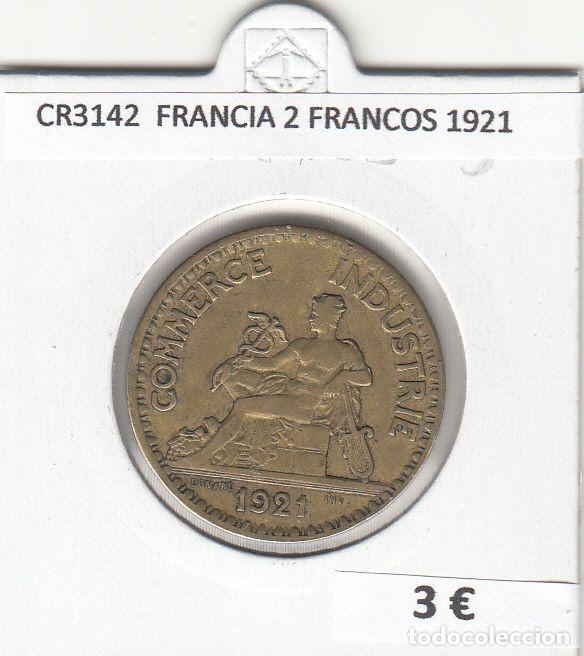 Monete antiche di Europa: CR3142 MONEDA FRANCIA 2 FRANCOS 1921 MBC