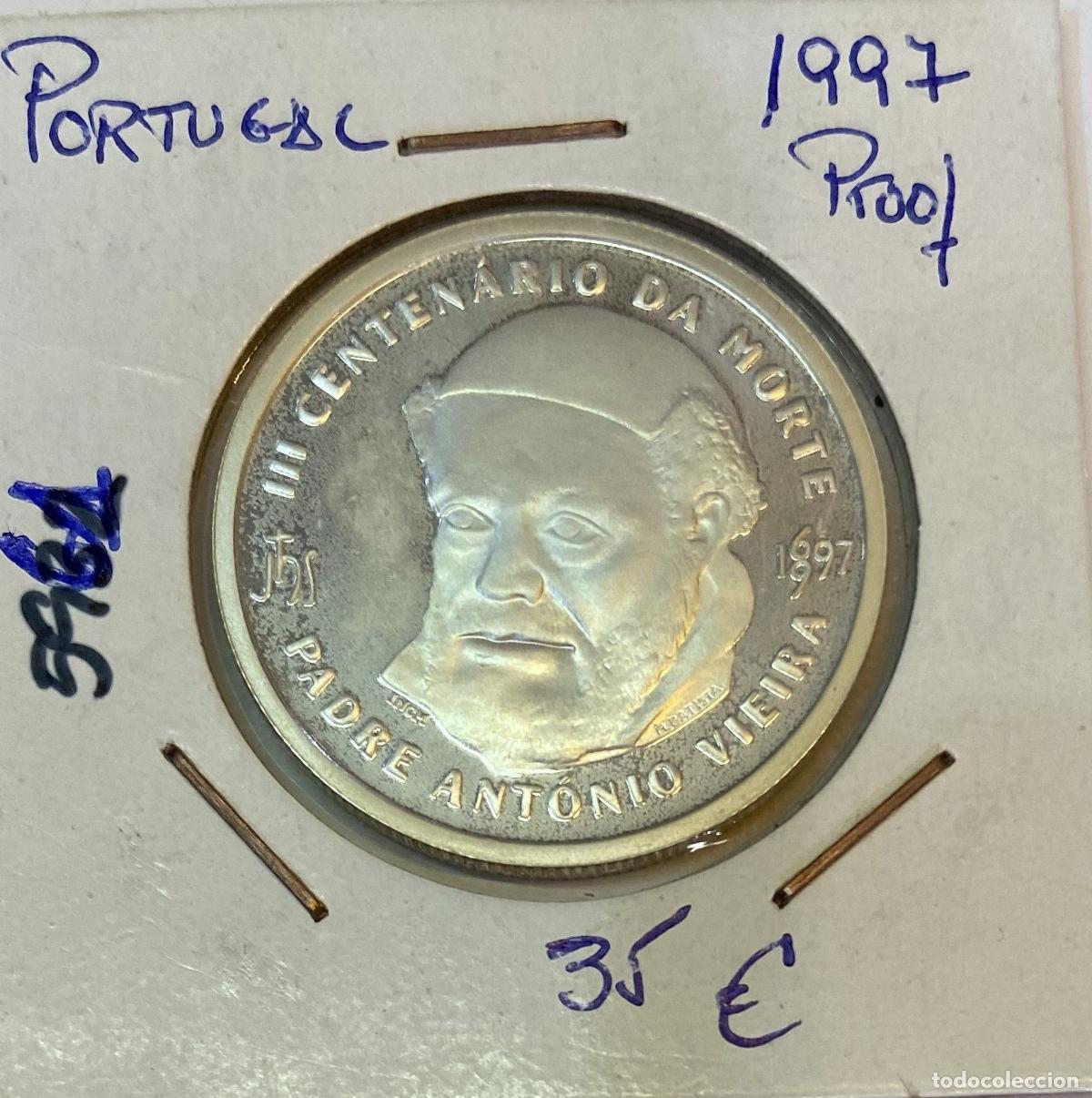 Alte M&uuml;nzen aus Europa: E5932 MONEDA PORTUGAL 500 ESCUDOS 1997 PROOF