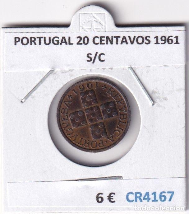 Monnaies anciennes de Europe: CR4167 MONEDA PORTUGAL 20 CENTAVOS 1961 S/C