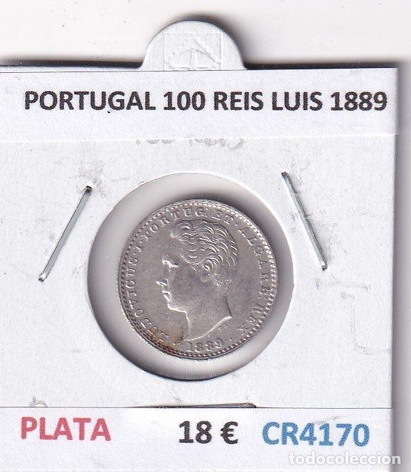Monnaies anciennes de Europe: CR4170 MONEDA PORTUGAL 100 REIS LUIS 1889 PLATA