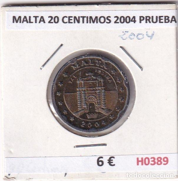 Monnaies anciennes de Europe: H0389 MONEDA MALTA 20 CENTIMOS 2004 PRUEBA