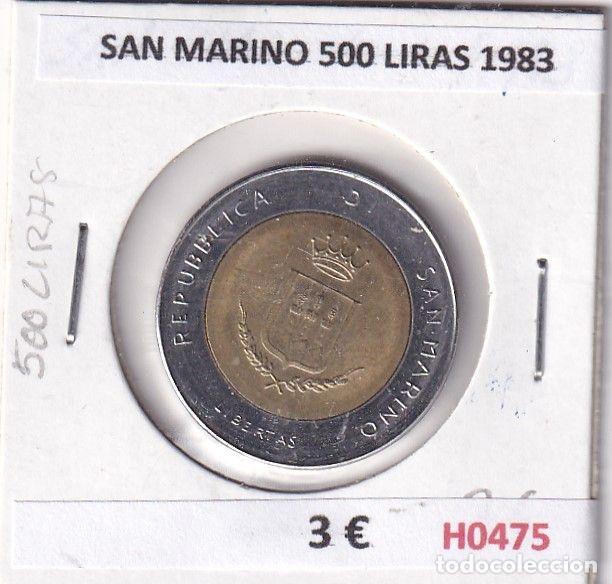 Old Coins of Europe: H0475 MONEDA SAN MARINO 500 LIRAS 1983