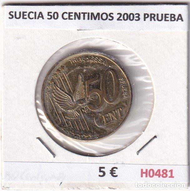Old Coins of Europe: H0481 MONEDA SUECIA 50 CENTIMOS 2003 PRUEBA