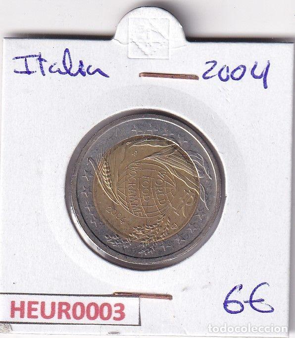 Old Coins of Europe: HEUR0003 MONEDA ITALIA 2 EUROS 2004