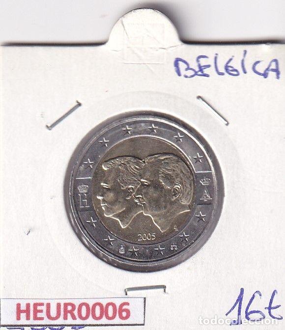 Old Coins of Europe: HEUR0006 MONEDA BELGICA 2 EUROS 2005