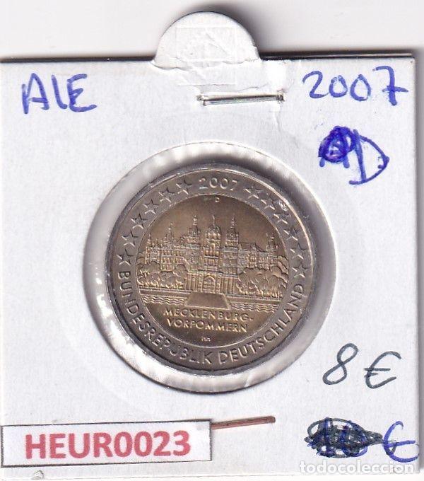 Monete antiche di Europa: HEUR0023 MONEDA ALEMANIA 2 EUROS 2007 Letra D (Mecklemburgo)