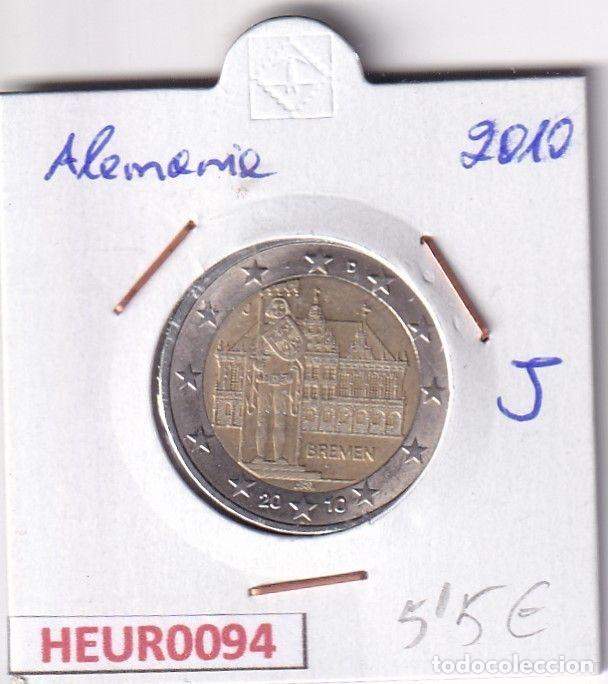 Alte M&uuml;nzen aus Europa: HEUR0094 MONEDA ALEMANIA 2 EUROS 2010 Letra J