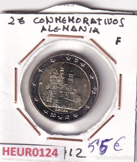 Monedas antiguas de Europa: HEUR0124 MONEDA ALEMANIA 2 EUROS 2012 Letra F (Castillo)