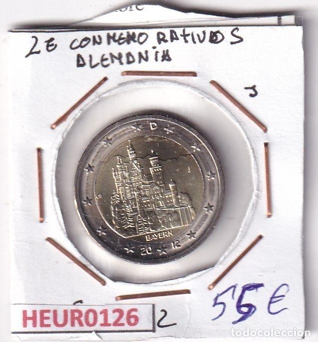 Monedas antiguas de Europa: HEUR0126 MONEDA ALEMANIA 2 EUROS 2012 Letra J (Castillo)