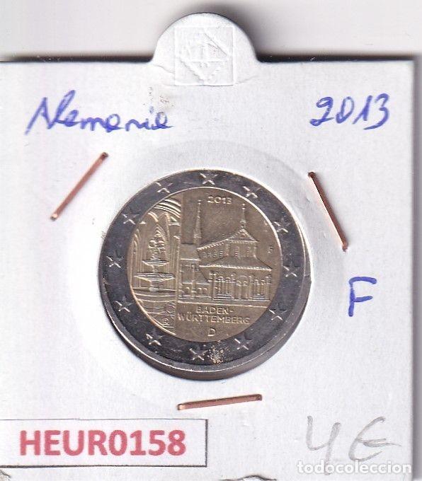 Moedas antigas da Europa: HEUR0158 MONEDA ALEMANIA 2 EUROS 2013 Letra F (Monasterio)