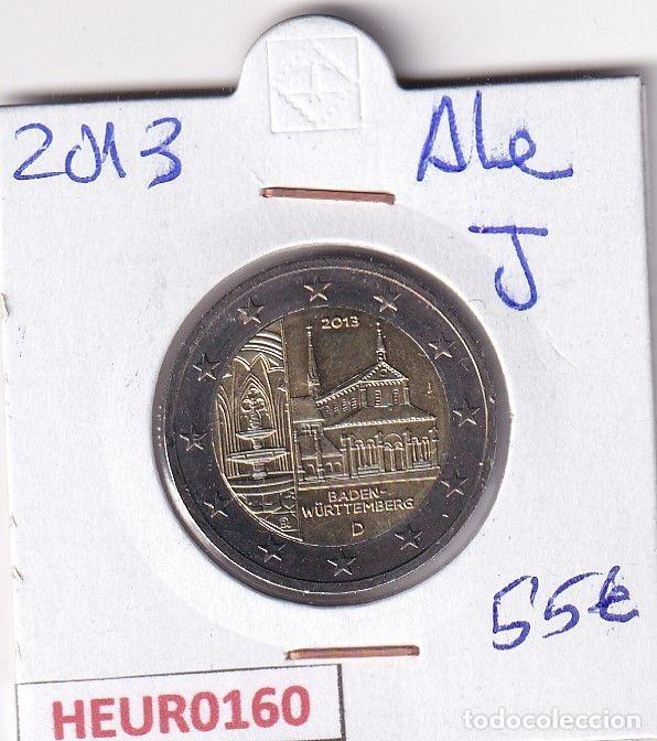 Moedas antigas da Europa: HEUR0160 MONEDA ALEMANIA 2 EUROS 2013 Letra J (Monasterio)