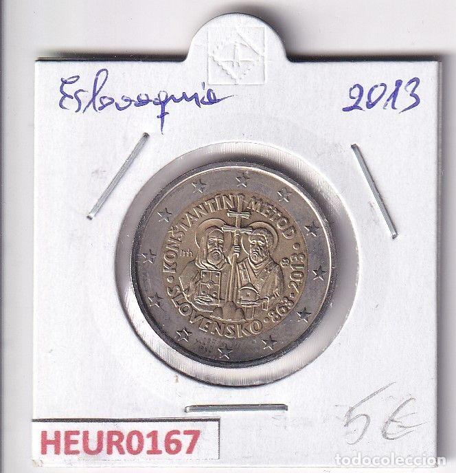 Moedas antigas da Europa: HEUR0167 MONEDA ESLOVAQUIA 2 EUROS 2013