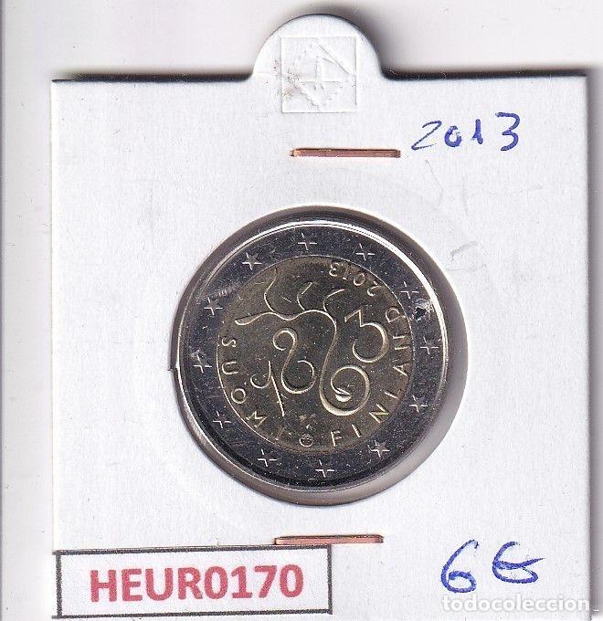 Moedas antigas da Europa: HEUR0170 MONEDA FINLANDIA 2 EUROS 2013 (Aniversario Parlamento)